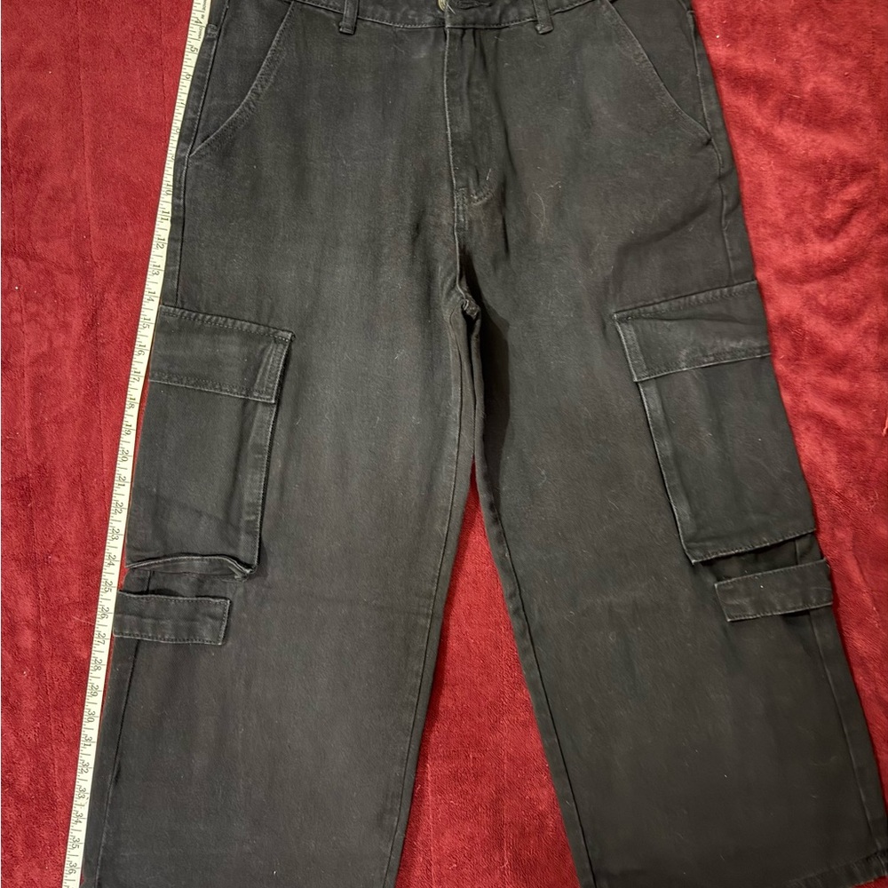 Men's Black Cargo Pants